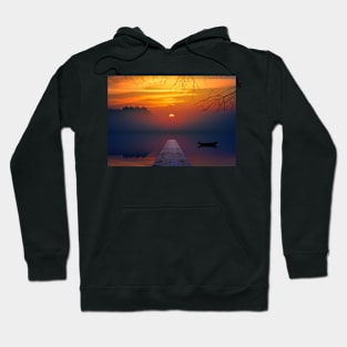 MISTY MORNING SUNRISE DESIGN Hoodie